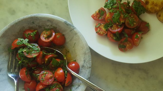 Cherry Tomato & Fresh Herb Salad