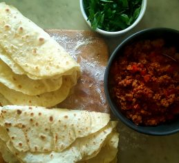 Homemade Grass Fed Beef Tortillas